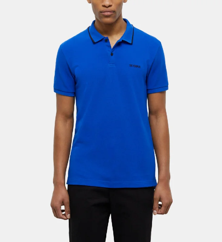 Men's antimicrobial t - shirts for odor - free freshness during travelBlue Polo Shirt Men's antimicrobial t - shirts for odor - free freshness during travelBlue Polo Shirt