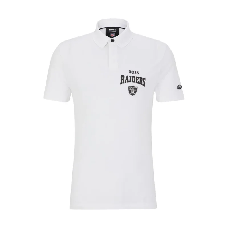 Men's organic cotton crew - neck t - shirts for everyday comfortBOSS x NFL cotton-piqu polo shirt with collaborative branding Men's organic cotton crew - neck t - shirts for everyday comfortBOSS x NFL cotton-piqu polo shirt with collaborative branding