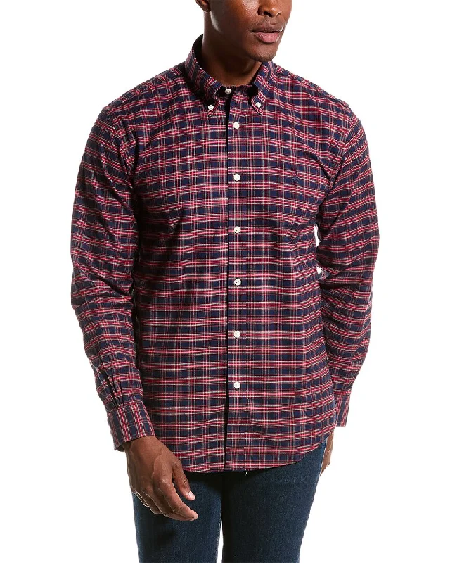 Men's printed Hawaiian t - shirts for tropical vacationsBrooks Brothers Regular Fit Shirt Men's printed Hawaiian t - shirts for tropical vacationsBrooks Brothers Regular Fit Shirt