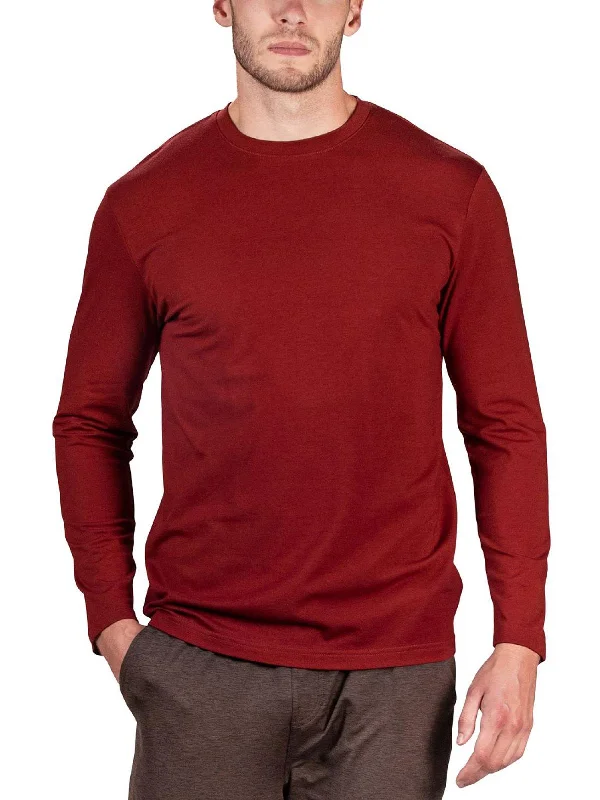 Men's tie - dye t - shirts with a bohemian styleBuji Mens Base Crewneck T-Shirt
