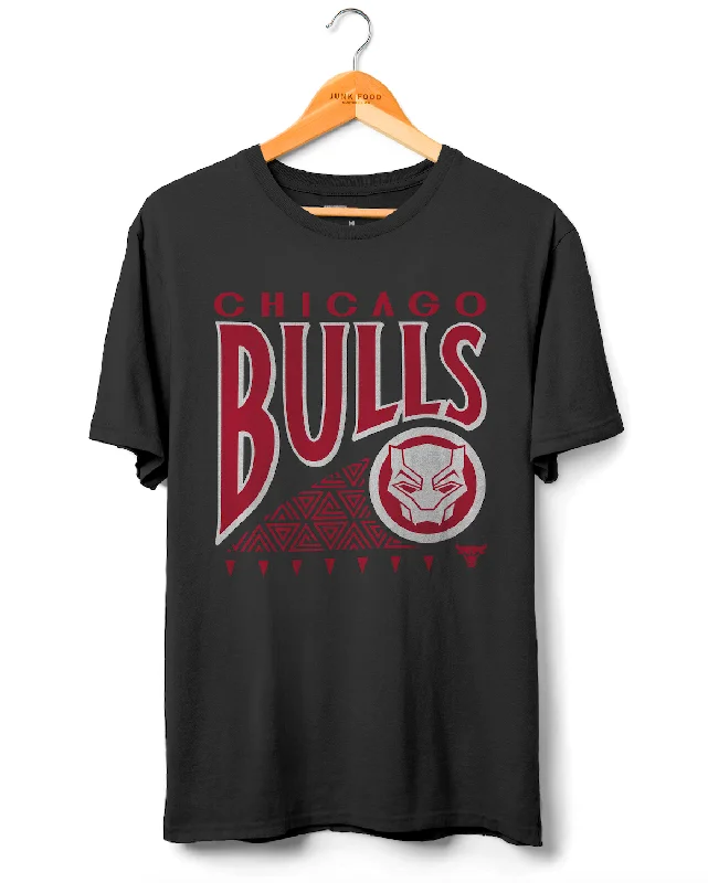 Men's v - neck muscle t - shirts for a body - building aestheticBulls Wakanda Forever Pattern Tee Men's v - neck muscle t - shirts for a body - building aestheticBulls Wakanda Forever Pattern Tee