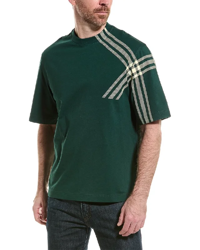 Men's long - sleeve henley t - shirts with button - down placketsBurberry Check Sleeve T-Shirt Men's long - sleeve henley t - shirts with button - down placketsBurberry Check Sleeve T-Shirt