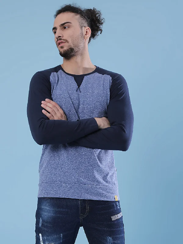 Men's lightweight performance t - shirts for running marathonsCampus Sutra Colorblock Men's Round Neck Black T-Shirt Men's lightweight performance t - shirts for running marathonsCampus Sutra Colorblock Men's Round Neck Black T-Shirt