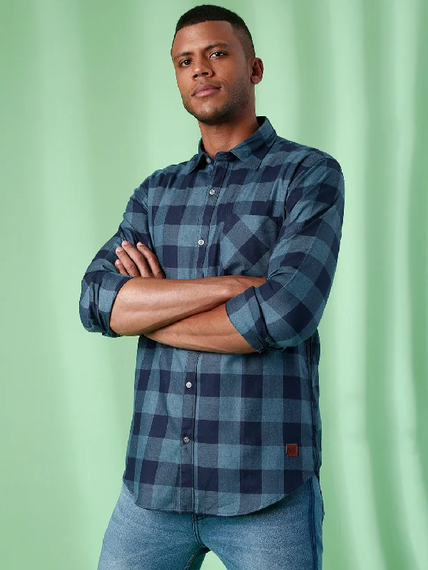 Men's lightweight performance t - shirts for running marathonsCampus Sutra Men Checks Stylish Summer Casual Shirts Men's lightweight performance t - shirts for running marathonsCampus Sutra Men Checks Stylish Summer Casual Shirts