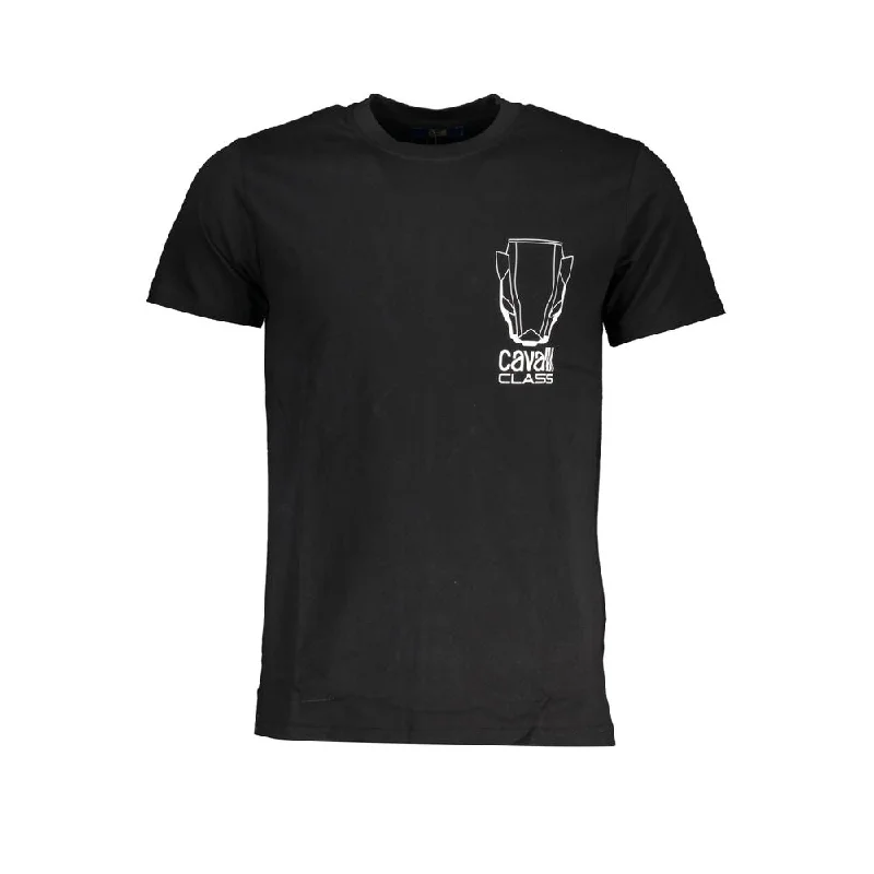 Men's smart - casual checkered t - shirts for semi - formal occasionsCavalli Class Cotton Men's T-Shirt Men's smart - casual checkered t - shirts for semi - formal occasionsCavalli Class Cotton Men's T-Shirt