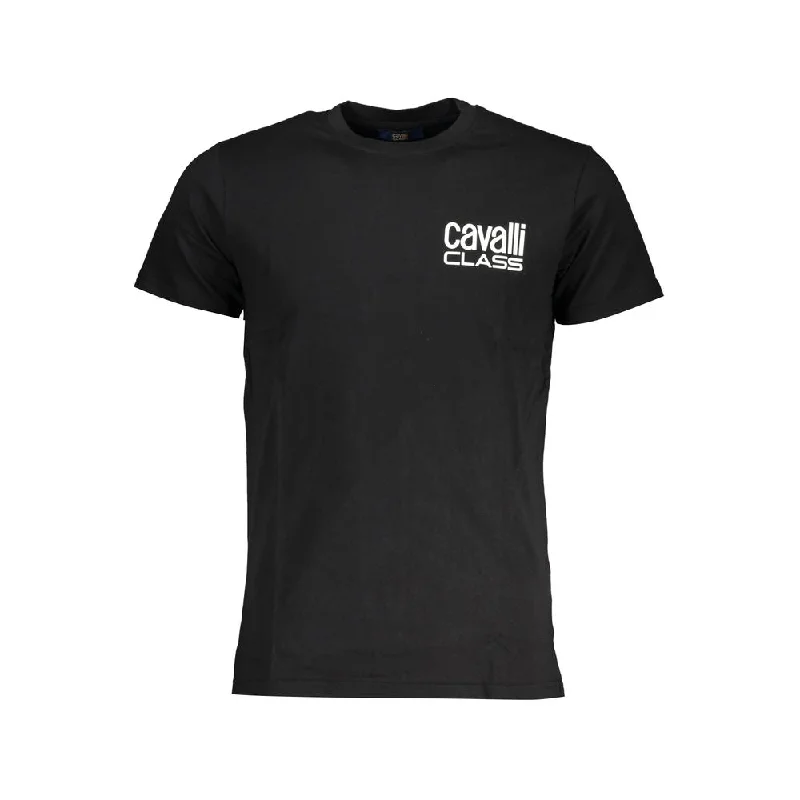 Men's smart - casual checkered t - shirts for semi - formal occasionsCavalli Class Cotton Men's T-Shirt Men's smart - casual checkered t - shirts for semi - formal occasionsCavalli Class Cotton Men's T-Shirt