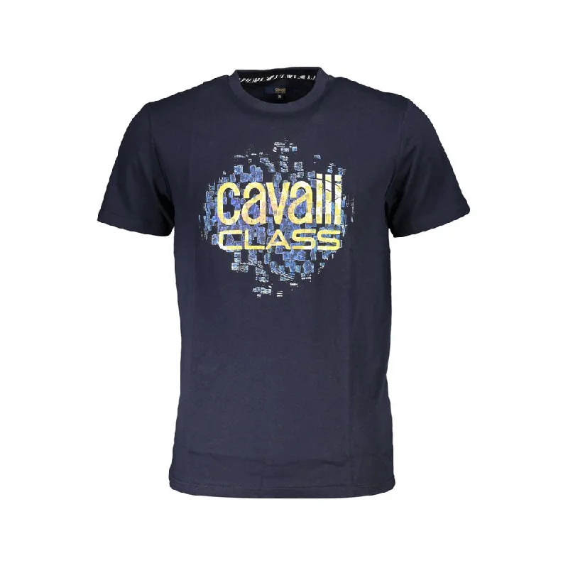 Men's printed Hawaiian t - shirts for tropical vacationsCavalli Class Cotton Men's T-Shirt Men's printed Hawaiian t - shirts for tropical vacationsCavalli Class Cotton Men's T-Shirt
