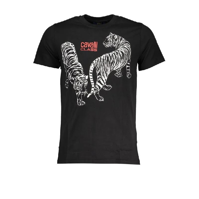 Men's eco - friendly recycled t - shirts for sustainable fashion choicesCavalli Class Cotton Men's T-Shirt Men's eco - friendly recycled t - shirts for sustainable fashion choicesCavalli Class Cotton Men's T-Shirt