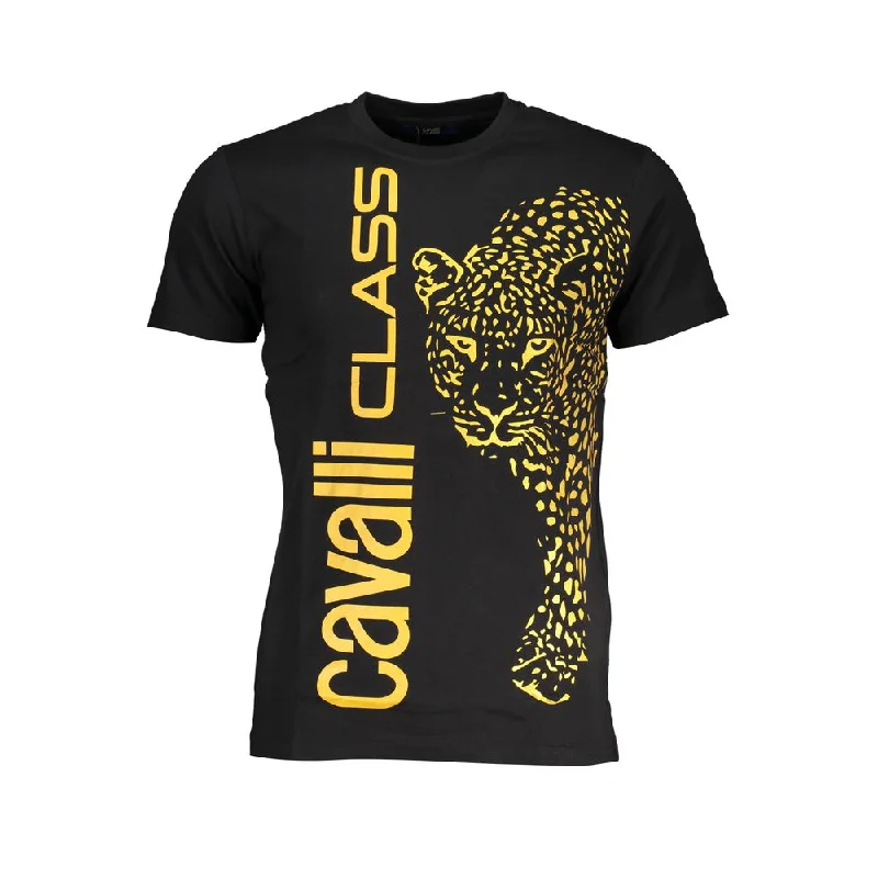 Men's antimicrobial t - shirts for odor - free freshness during travelCavalli Class Cotton Men's T-Shirt Men's antimicrobial t - shirts for odor - free freshness during travelCavalli Class Cotton Men's T-Shirt