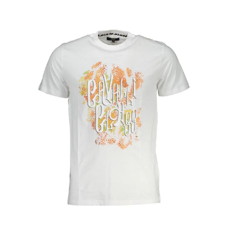 Men's eco - friendly recycled t - shirts for sustainable fashion choicesCavalli Class Cotton Men's T-Shirt Men's eco - friendly recycled t - shirts for sustainable fashion choicesCavalli Class Cotton Men's T-Shirt