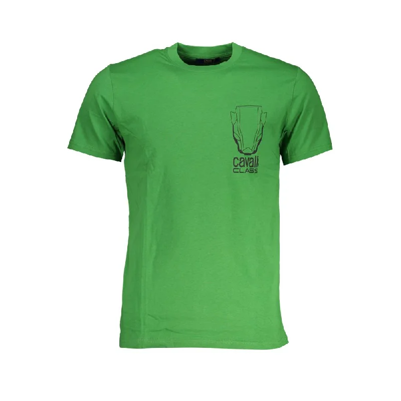 Men's polo t - shirts with a contrast collar for a preppy lookCavalli Class Cotton Men's T-Shirt Men's polo t - shirts with a contrast collar for a preppy lookCavalli Class Cotton Men's T-Shirt