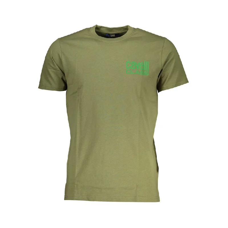 Men's slim - fit graphic t - shirts with vintage rock band printsCavalli Class Cotton Men's T-Shirt Men's slim - fit graphic t - shirts with vintage rock band printsCavalli Class Cotton Men's T-Shirt