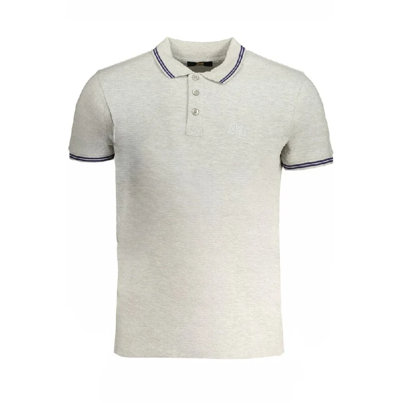 Men's eco - friendly recycled t - shirts for sustainable fashion choicesCavalli Class Cotton Polo Men's Shirt Men's eco - friendly recycled t - shirts for sustainable fashion choicesCavalli Class Cotton Polo Men's Shirt