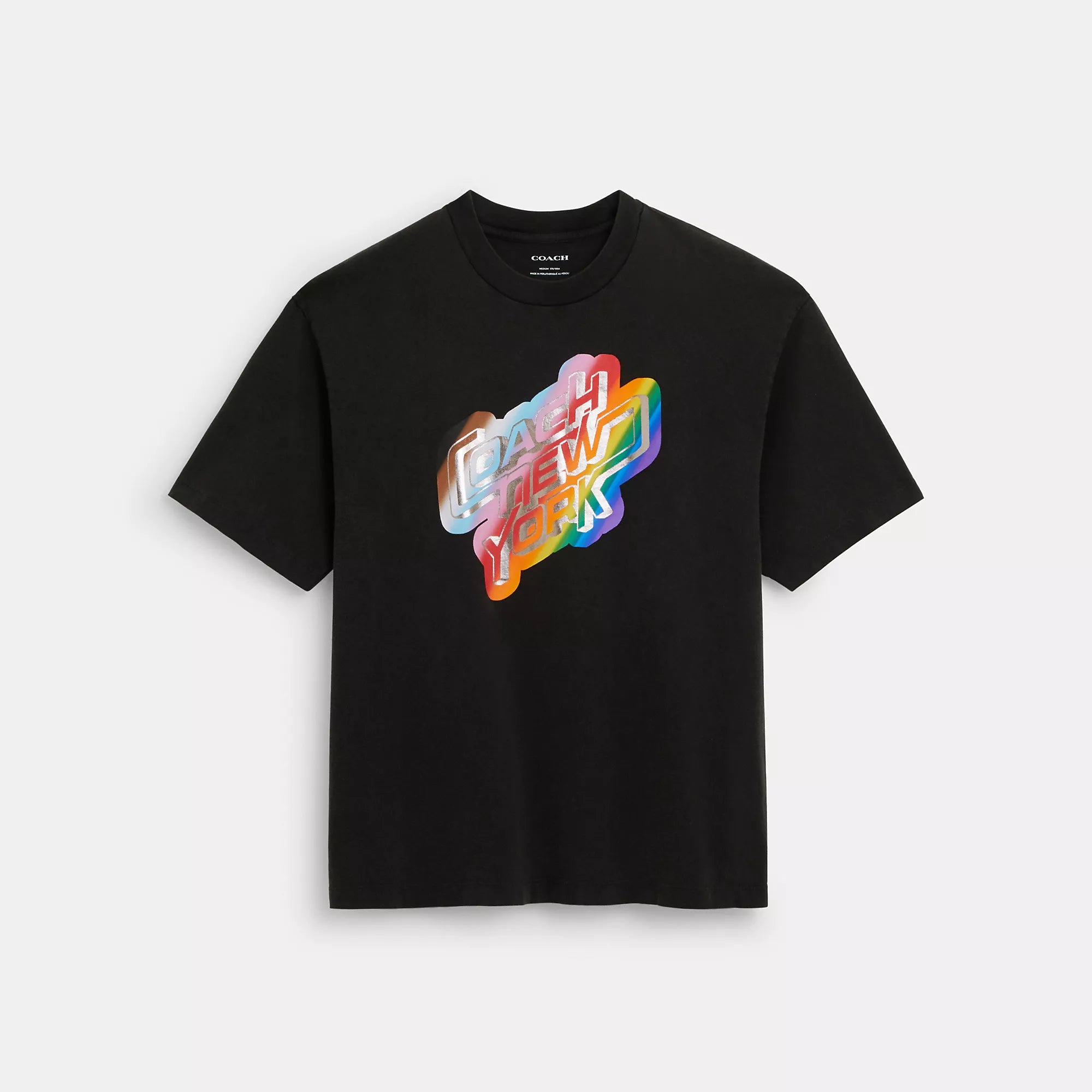 Men's UV - protection t - shirts for outdoor activities in the sunCoach Outlet Rainbow New York T Shirt In Organic Cotton Men's UV - protection t - shirts for outdoor activities in the sunCoach Outlet Rainbow New York T Shirt In Organic Cotton