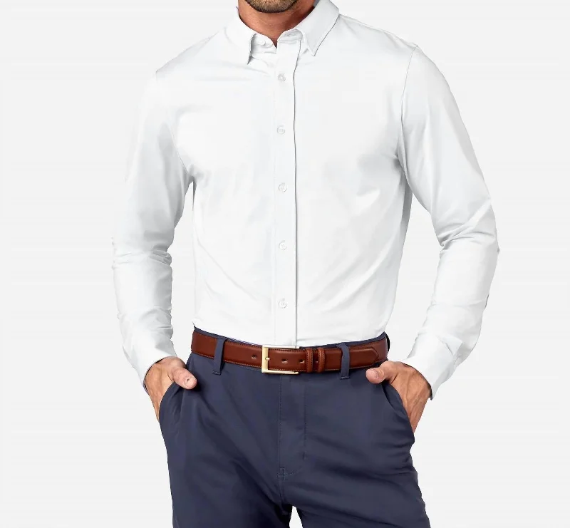 Men's short - sleeve linen t - shirts for summer beach outingsCommuter Shirt Slim Fit In Bright White Men's short - sleeve linen t - shirts for summer beach outingsCommuter Shirt Slim Fit In Bright White