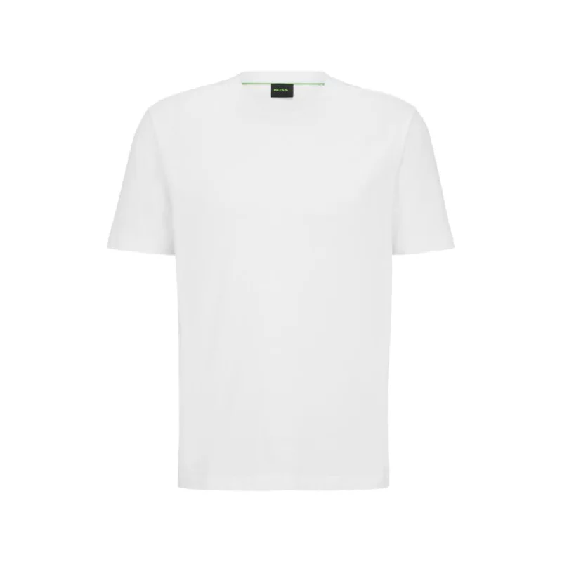 Men's UV - protection t - shirts for outdoor activities in the sunCotton-jersey T-shirt with logo collar Men's UV - protection t - shirts for outdoor activities in the sunCotton-jersey T-shirt with logo collar