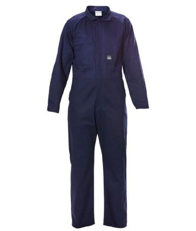Leather overalls for a bold, edgy look​100% Cotton Drill, Metal Dome Overall
