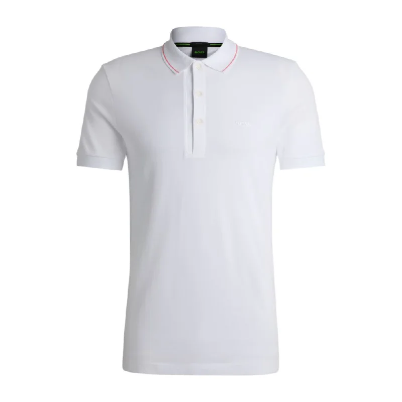 Men's thermal t - shirts with a high - neck design for cold weatherCotton-piqu slim-fit polo shirt with tonal logo Men's thermal t - shirts with a high - neck design for cold weatherCotton-piqu slim-fit polo shirt with tonal logo