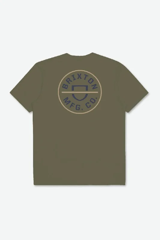 CREST S/S TEE OLIVE