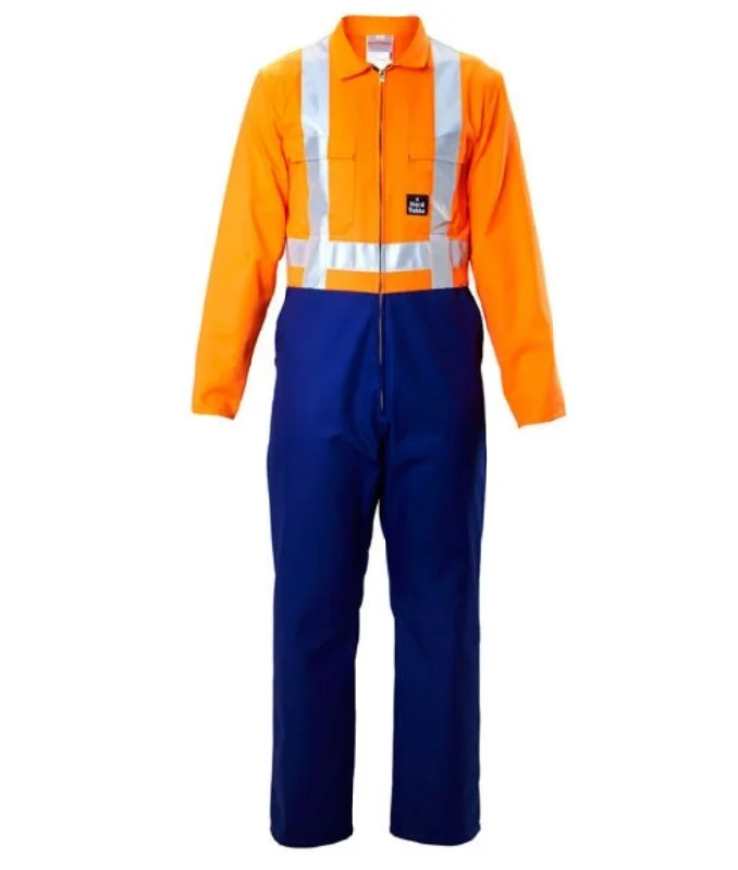 Overalls in a neon color for a bold statement​Day/Night, Polycotton, Zip Overall