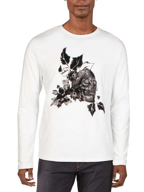 Men's eco - friendly recycled t - shirts for sustainable fashion choicesDevon Mens Cotton Crewneck Graphic T-Shirt Men's eco - friendly recycled t - shirts for sustainable fashion choicesDevon Mens Cotton Crewneck Graphic T-Shirt