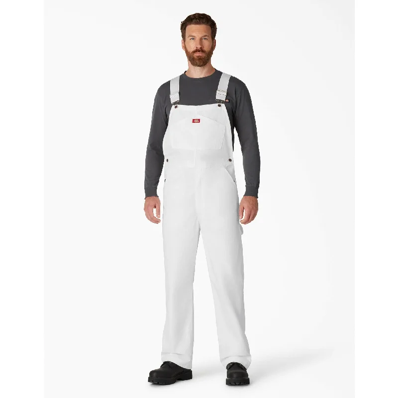 Overalls for dog walkers with a pet - friendly featureDickies Painter's Utility Bib Overalls - 8953WH Overalls for dog walkers with a pet - friendly featureDickies Painter's Utility Bib Overalls - 8953WH