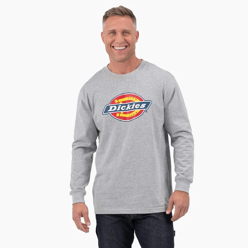 Men's tie - dye t - shirts with a bohemian styleDickies Tri-Color Logo Graphic Long Sleeve T-Shirt Men's tie - dye t - shirts with a bohemian styleDickies Tri-Color Logo Graphic Long Sleeve T-Shirt