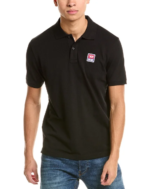 Men's mock - neck t - shirts with a modern and sleek styleDiesel Smith Polo Shirt