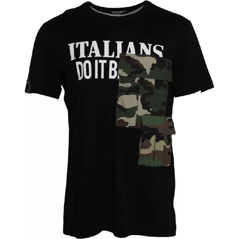 Men's antimicrobial t - shirts for odor - free freshness during travelDolce & Gabbana Camouflage Cotton Short Sleeve Men's T-shirt Men's antimicrobial t - shirts for odor - free freshness during travelDolce & Gabbana Camouflage Cotton Short Sleeve Men's T-shirt