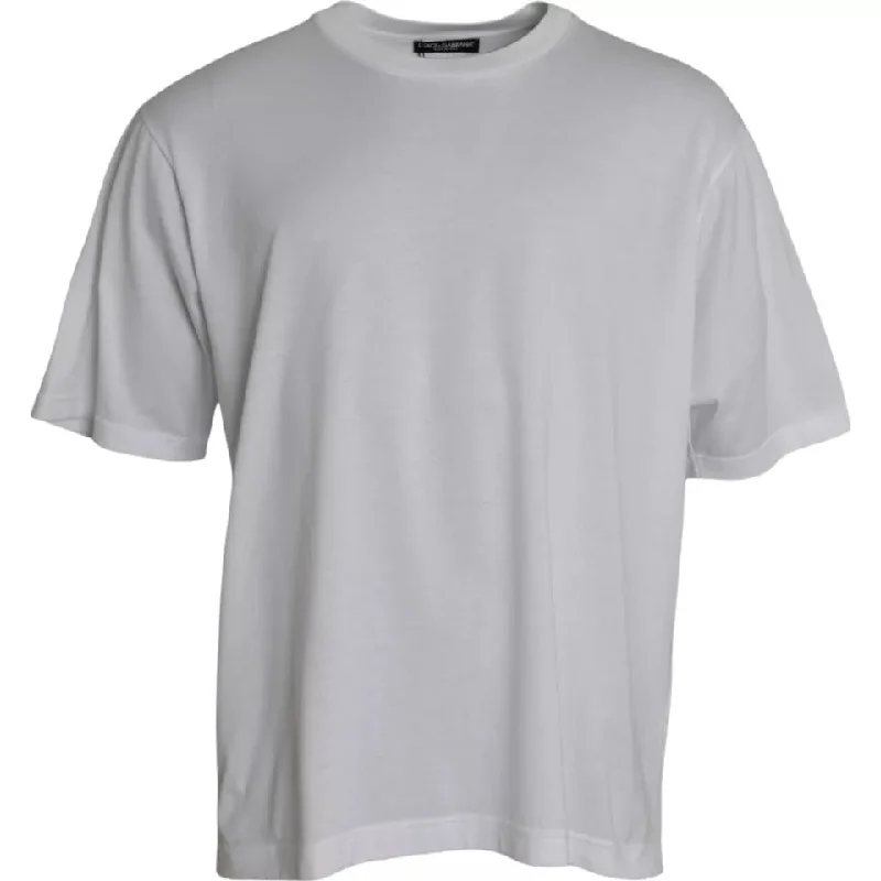Men's distressed denim - look t - shirts with a rugged appealDolce & Gabbana Cotton Round Neck Short Sleeve Men's T-shirt Men's distressed denim - look t - shirts with a rugged appealDolce & Gabbana Cotton Round Neck Short Sleeve Men's T-shirt