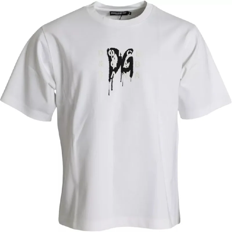 Men's UV - protection t - shirts for outdoor activities in the sunDolce & Gabbana Logo Print Cotton Crewneck Men Men's T-shirt (Pre-Owned) Men's UV - protection t - shirts for outdoor activities in the sunDolce & Gabbana Logo Print Cotton Crewneck Men Men's T-shirt (Pre-Owned)