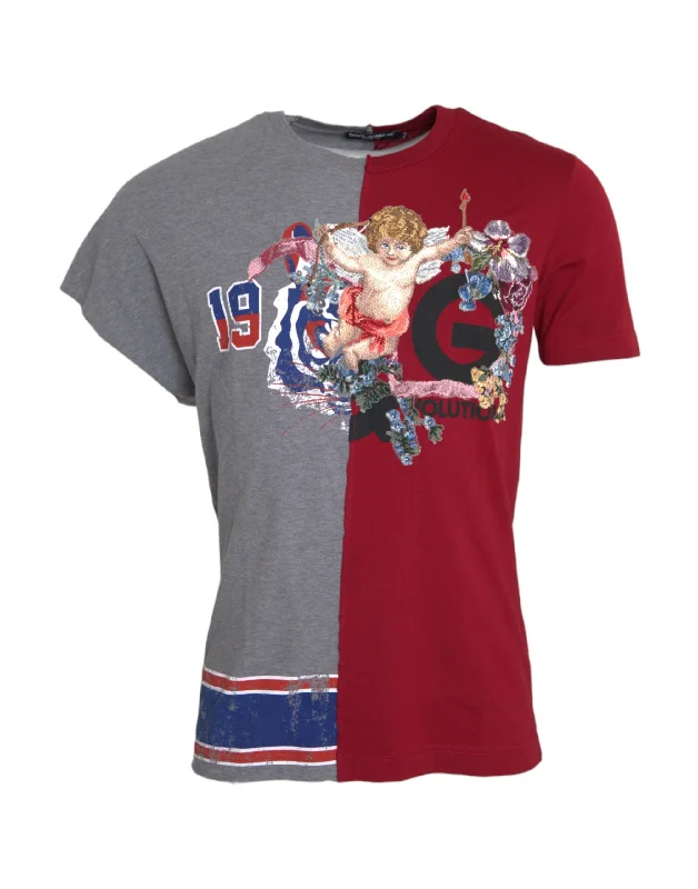 Men's UV - protection t - shirts for outdoor activities in the sunDolce & Gabbana multi Graphic Short Sleeve Men's T-shirt Men's UV - protection t - shirts for outdoor activities in the sunDolce & Gabbana multi Graphic Short Sleeve Men's T-shirt