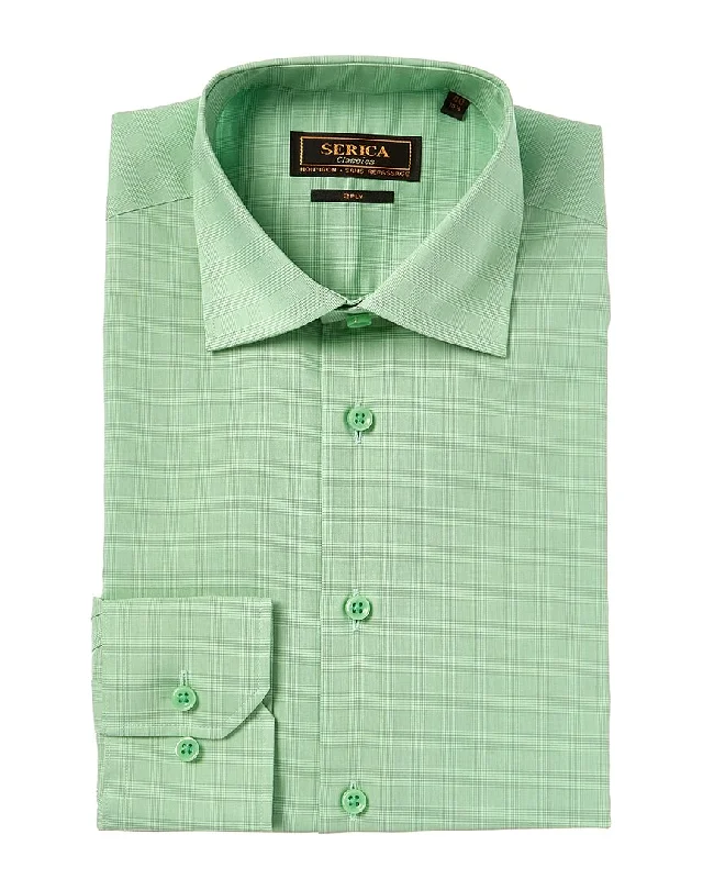 Men's short - sleeve linen t - shirts for summer beach outingsElite Serica Classics Dress Shirt