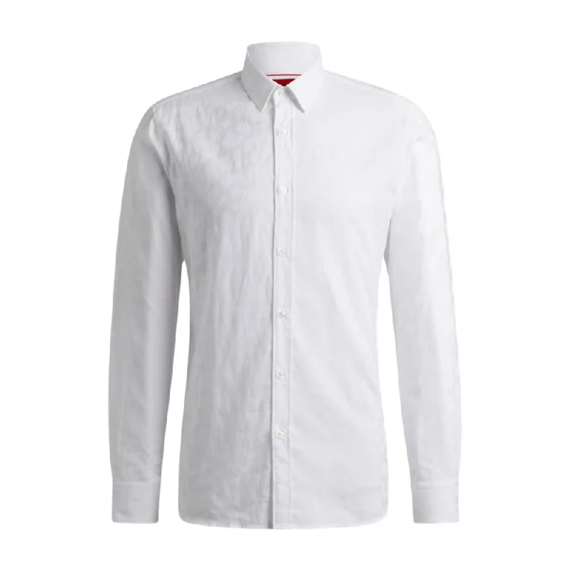 Men's v - neck muscle t - shirts for a body - building aestheticExtra-slim-fit cotton shirt with jacquard-woven pattern Men's v - neck muscle t - shirts for a body - building aestheticExtra-slim-fit cotton shirt with jacquard-woven pattern