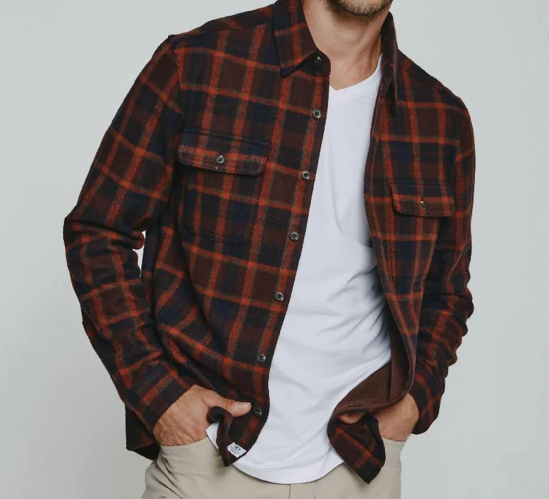 Men's smart - casual checkered t - shirts for semi - formal occasionsGeneration Long Sleeve Shirt In Burgundy Men's smart - casual checkered t - shirts for semi - formal occasionsGeneration Long Sleeve Shirt In Burgundy