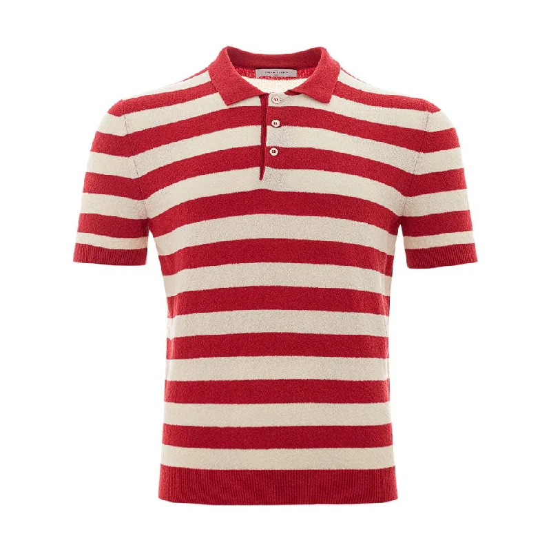 Men's moisture - wicking athletic t - shirts for intense workoutsGran Sasso Elegant Cotton Polo Shirt in Vibrant Men's Men's moisture - wicking athletic t - shirts for intense workoutsGran Sasso Elegant Cotton Polo Shirt in Vibrant Men's