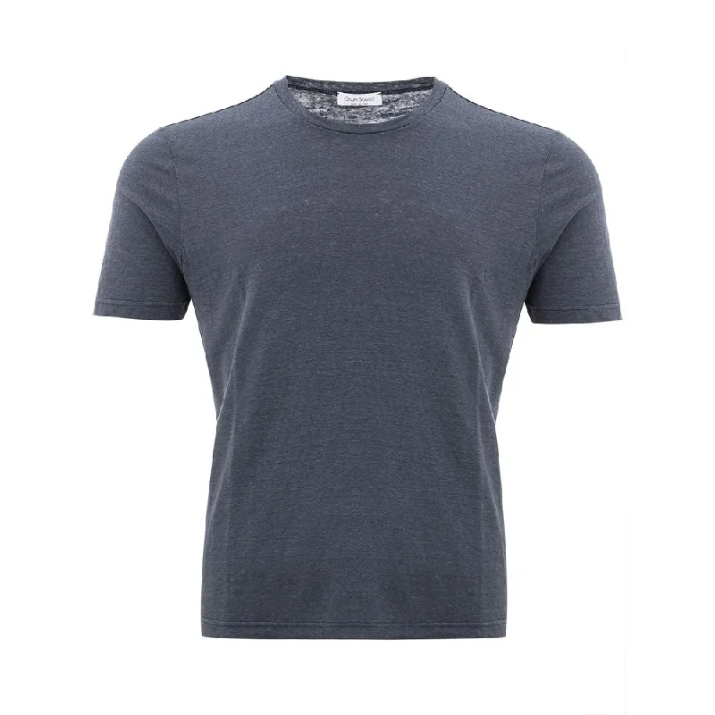 Men's v - neck muscle t - shirts for a body - building aestheticGran Sasso Gran Sasso Elegant Cotton Men's T-Shirt Men's v - neck muscle t - shirts for a body - building aestheticGran Sasso Gran Sasso Elegant Cotton Men's T-Shirt