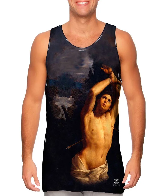 V - Neck Women's Moisture - Wicking Tank Tops for RunningGuido Reni - "Martyrdom of Saint Sebastian " (1616)