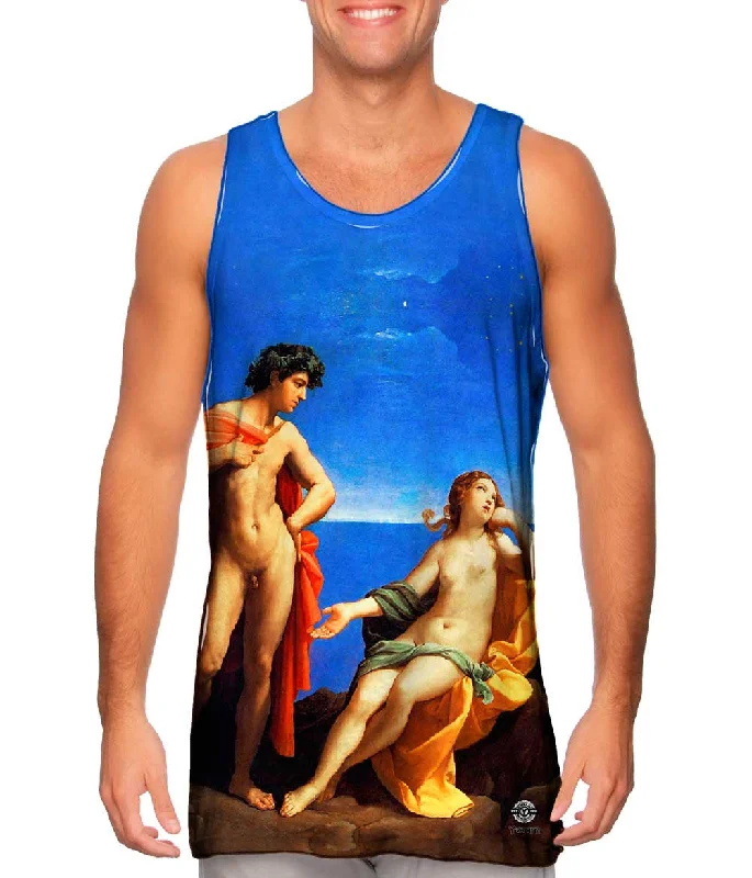Women's Cropped Tank Tops with Vintage Band LogosGuido Renni - "Bacchus And Ariadne"