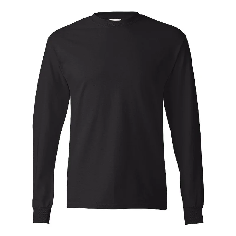 Men's eco - friendly recycled t - shirts for sustainable fashion choicesHanes Authentic Long Sleeve T-Shirt Men's eco - friendly recycled t - shirts for sustainable fashion choicesHanes Authentic Long Sleeve T-Shirt
