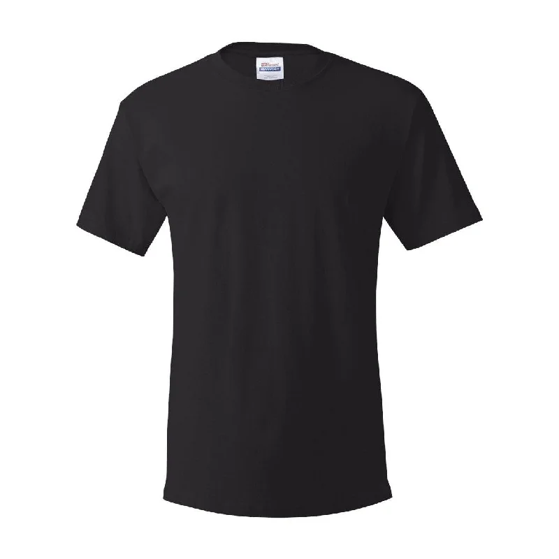Men's long - sleeve henley t - shirts with button - down placketsHanes Essential-T T-Shirt Men's long - sleeve henley t - shirts with button - down placketsHanes Essential-T T-Shirt