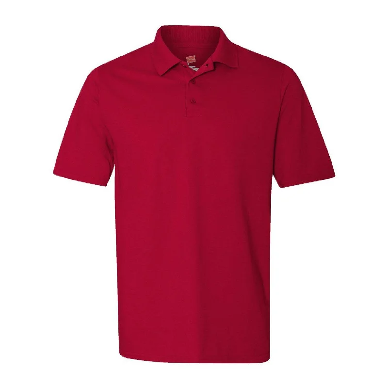 Men's polo t - shirts with a contrast collar for a preppy lookHanes X-Temp Piqu Polo with Fresh IQ Men's polo t - shirts with a contrast collar for a preppy lookHanes X-Temp Piqu Polo with Fresh IQ