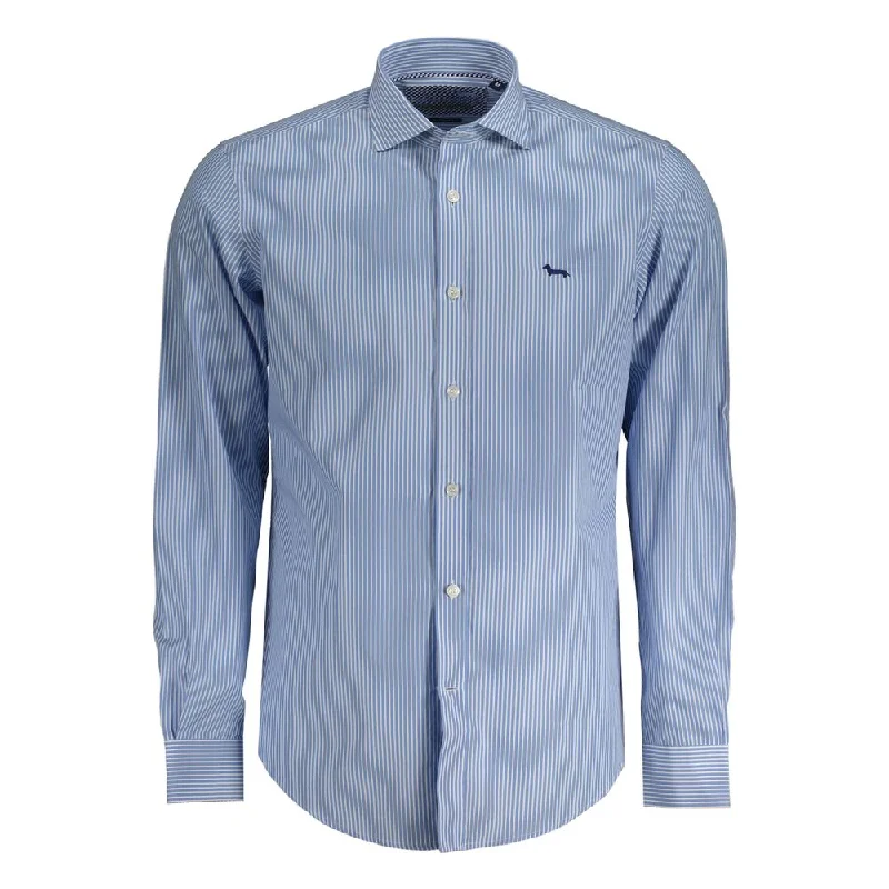 Men's eco - friendly recycled t - shirts for sustainable fashion choicesHarmont & Blaine blue Cotton Men's Shirt Men's eco - friendly recycled t - shirts for sustainable fashion choicesHarmont & Blaine blue Cotton Men's Shirt