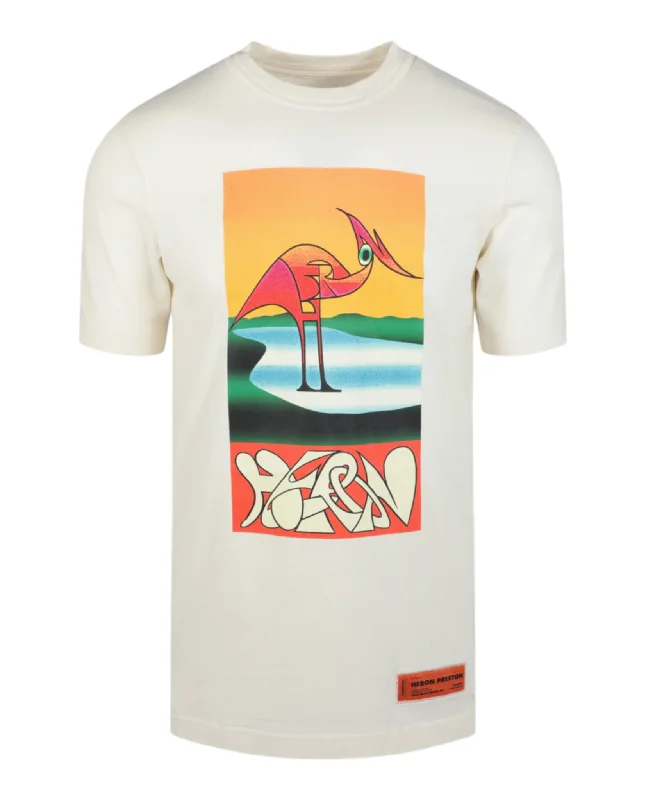 Men's plus - size pocket t - shirts with a classic lookHeron Abstract T-Shirt
