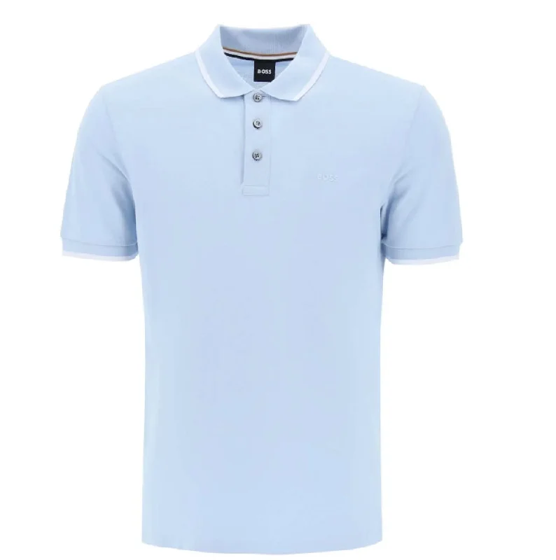 Men's moisture - wicking athletic t - shirts for intense workoutsHugo Boss Men's Parlay 190 Cotton Short Sleeve Polo T-Shirt, Light Blue Men's moisture - wicking athletic t - shirts for intense workoutsHugo Boss Men's Parlay 190 Cotton Short Sleeve Polo T-Shirt, Light Blue