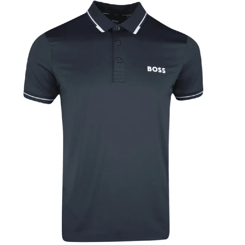 Men's antimicrobial t - shirts for odor - free freshness during travelHugo Boss Men's Paul Pro Slim Fit Short Sleeve Polo Shirt, Navy Men's antimicrobial t - shirts for odor - free freshness during travelHugo Boss Men's Paul Pro Slim Fit Short Sleeve Polo Shirt, Navy