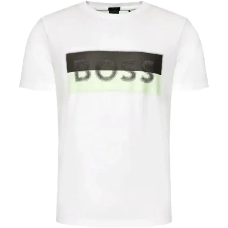 Men's plus - size pocket t - shirts with a classic lookHugo Boss Men's Tee 9 Short Sleeve Logo T-Shirt, White Men's plus - size pocket t - shirts with a classic lookHugo Boss Men's Tee 9 Short Sleeve Logo T-Shirt, White