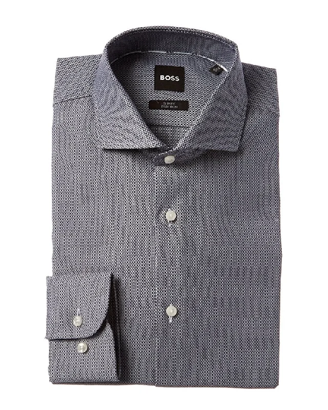 Men's eco - friendly recycled t - shirts for sustainable fashion choicesHugo Boss Slim Fit Dress Shirt Men's eco - friendly recycled t - shirts for sustainable fashion choicesHugo Boss Slim Fit Dress Shirt