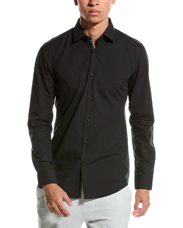 Men's v - neck muscle t - shirts for a body - building aestheticHugo Boss Slim Fit Dress Shirt Men's v - neck muscle t - shirts for a body - building aestheticHugo Boss Slim Fit Dress Shirt