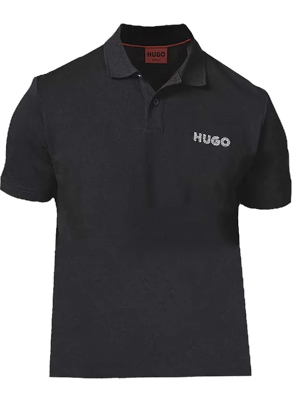 Men's antimicrobial t - shirts for odor - free freshness during travelHugo Men's Drocholo Logo Short Sleeve Polo T-Shirt, Black Men's antimicrobial t - shirts for odor - free freshness during travelHugo Men's Drocholo Logo Short Sleeve Polo T-Shirt, Black